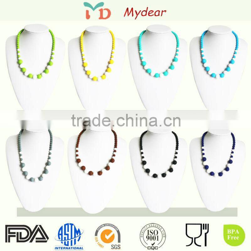 Wholesale Silicone Bead Baby Holder Chain Baby Pacifier Chain