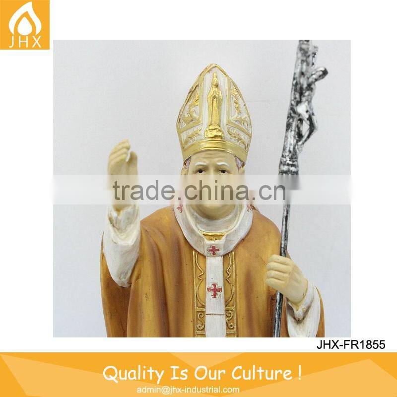 Hot Sell Resin San Juan Pablo II Italian Religious Statues