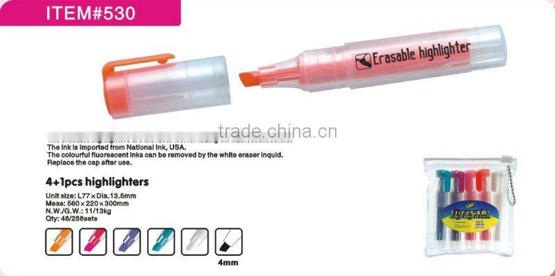 Erasable highlighter item 530