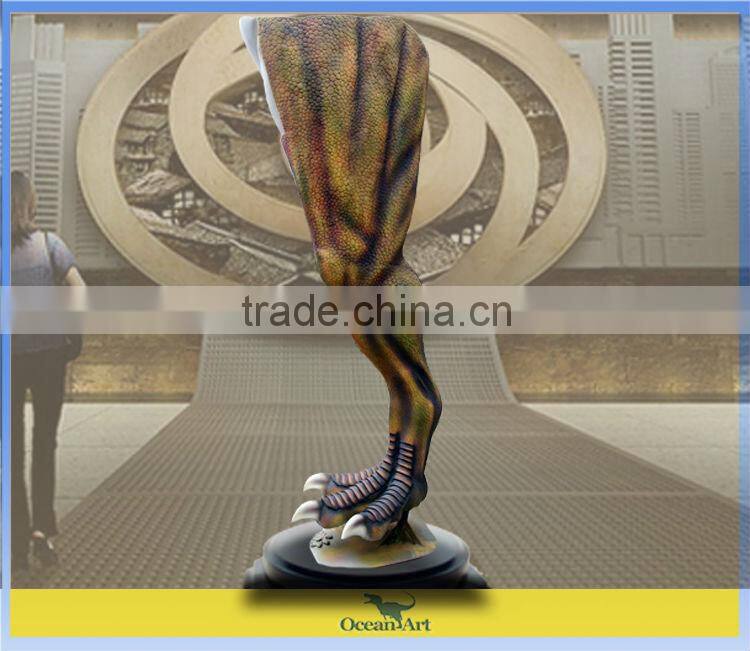 New style! New arrival! Fiber glass specimen that is the leg of the dinosaur, you will know the dinosaur very well
