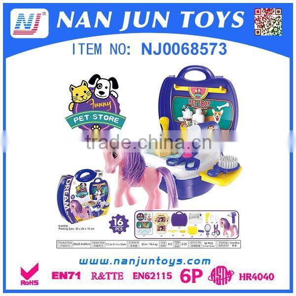 Vegetable market pretend play toy set plastic play set educational toy