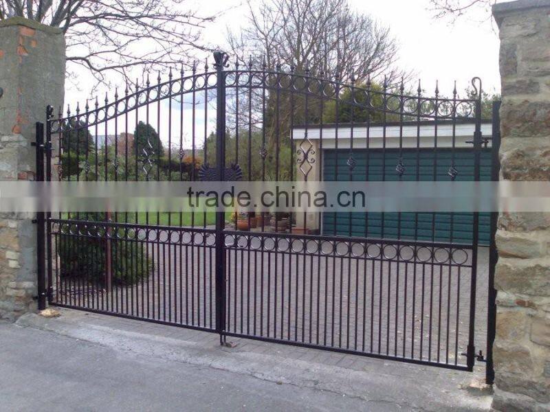 Modern Garden Decoration Power Coated Aluminum Villa Garden Main Gate Design