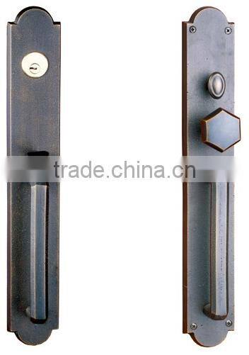 Copper panel door lock BS0488BB