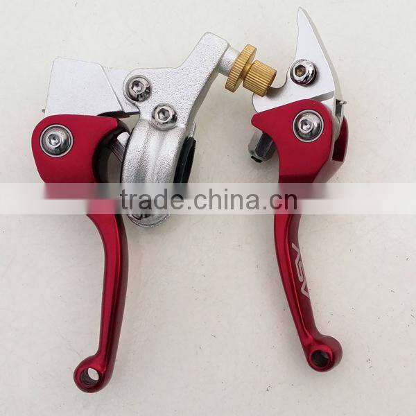 ASV Foldable Brake & Clutch Lever - Silver