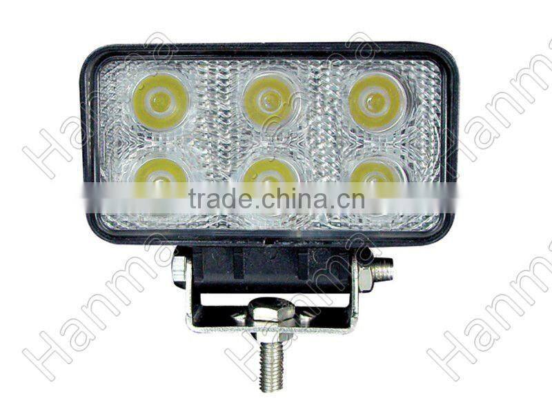 15W 4x4 rectangle truck led work light