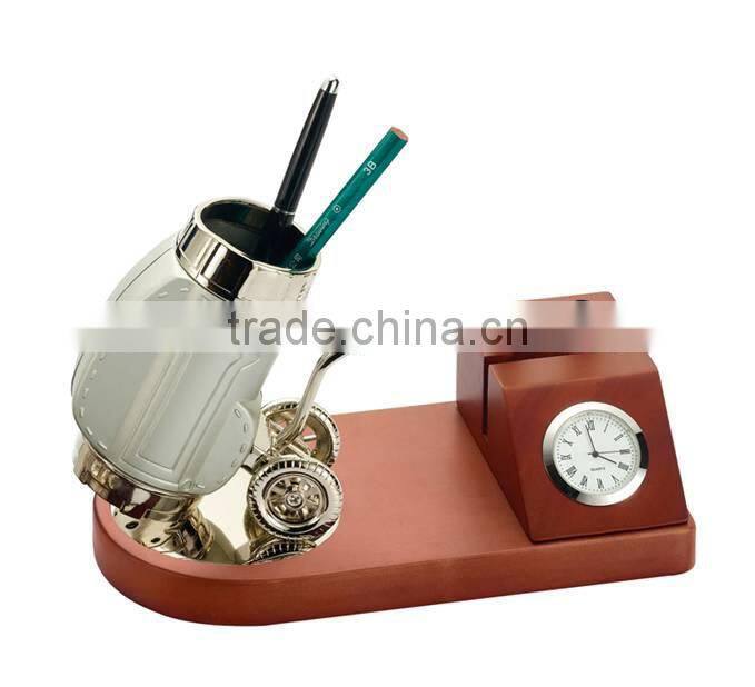 decorative metal pen holder