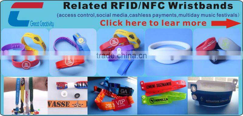 Custom different design woven logo weave wristbands for events