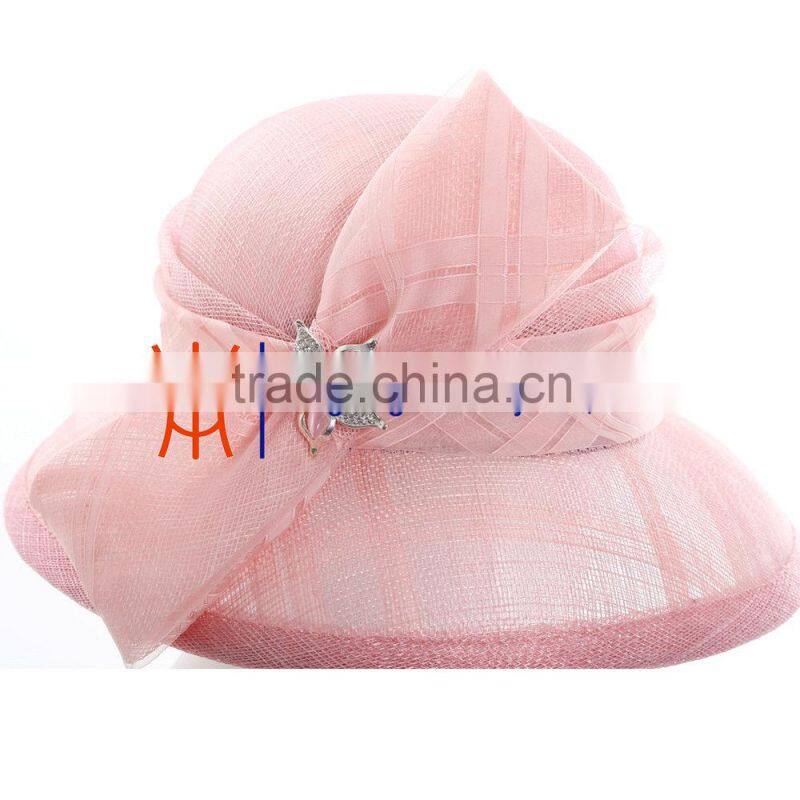 full brim hard hat/philippine sinamay/sinamay base