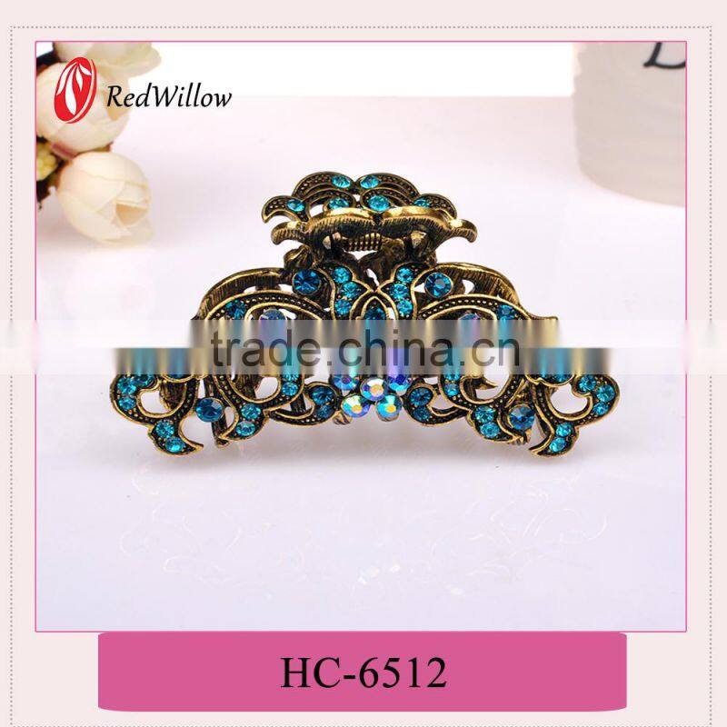 Hot china products wholesale crystal claw clip