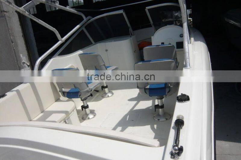 UF23B fiberglass open fishing motor boat