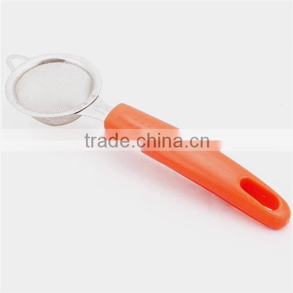 Colorful handle mini stainless steel colander