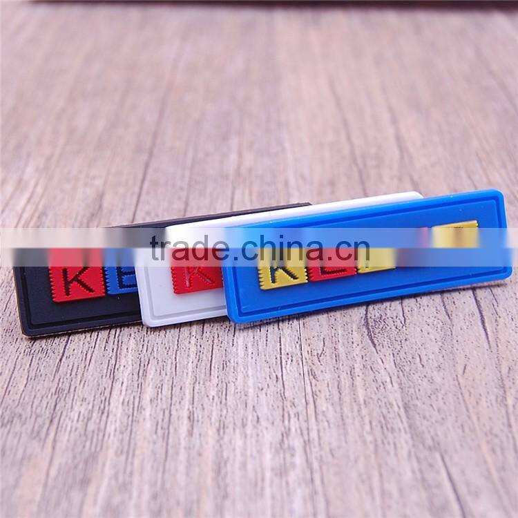 Custom digital printing silicone label for underwear clothing