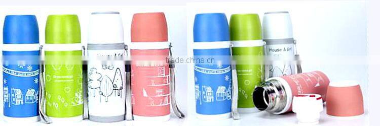 wholesale custom printed thermos mug stainless steel water bottle