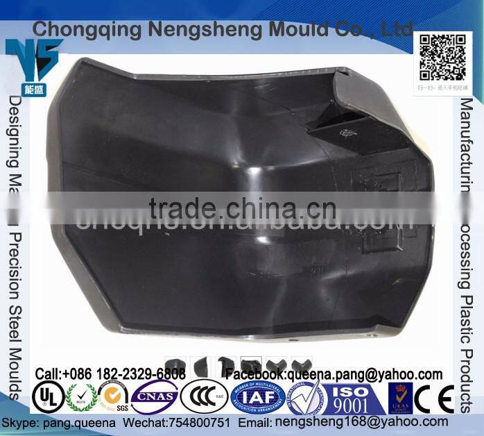 Injection moulded Car Replacement Bumper End Rear, Passenger Side, ,Textured, Plastic auto spare parts design processing