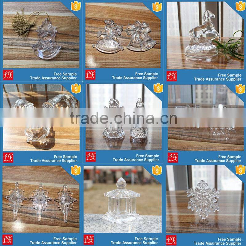 Hand pressed Rabbit Design Glass Christmas Ornaments For gift