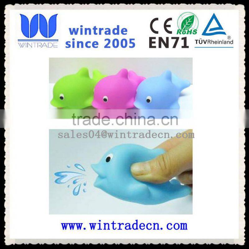 hot sale cute dolphin bath toy type float bath toy