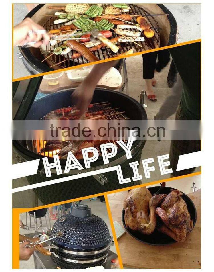 Luxury Commercial Movable Ceramic Egg Grill with Stainless Steel Trolley(AU-215S2)