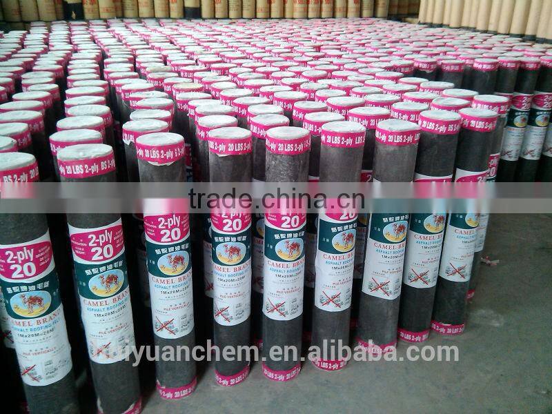 china building materials supplier: bitumen roofing felt paper, 1m X 20m/roll,