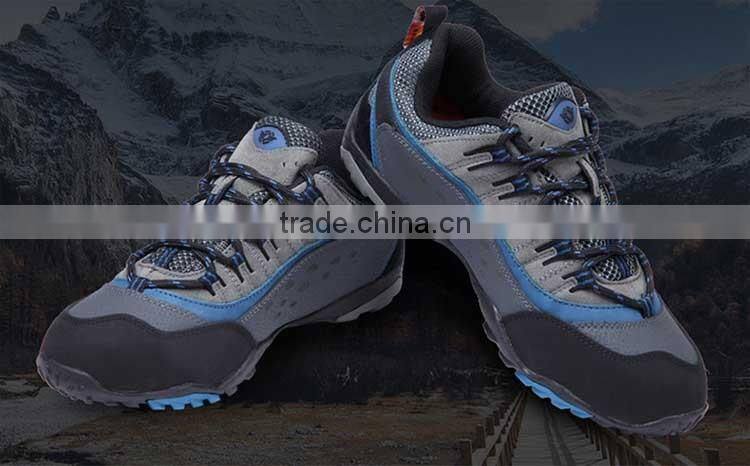 Short Blue Trendy Hiking Boot for Outdoor