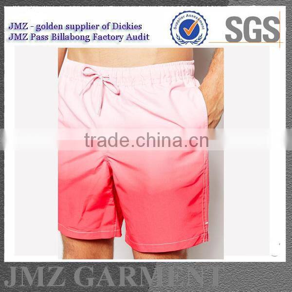 wholesale custom OEM polyester beach shorts swimwear for young teen boys your own design new products 2016 low moq Alibaba