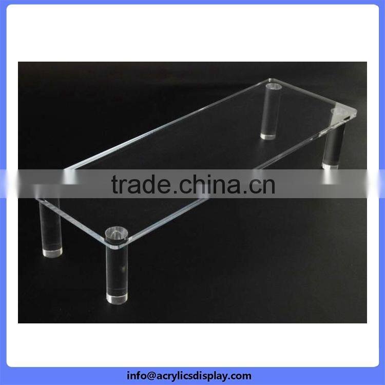 Newly promotional acrylic step shoe display rack