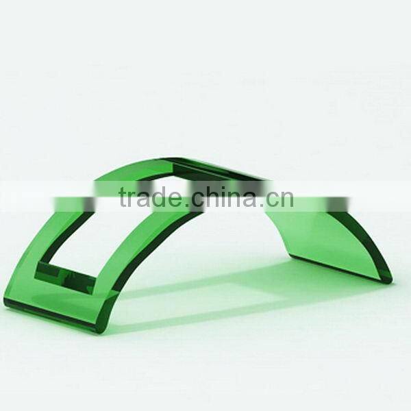 Newest professional acrylic double wall wine glass with lid and straw