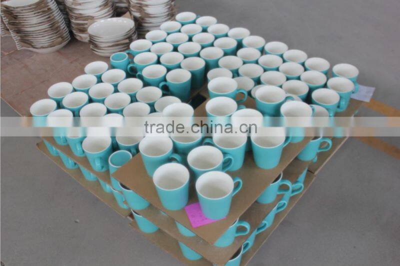 red and white couple creamic Mug