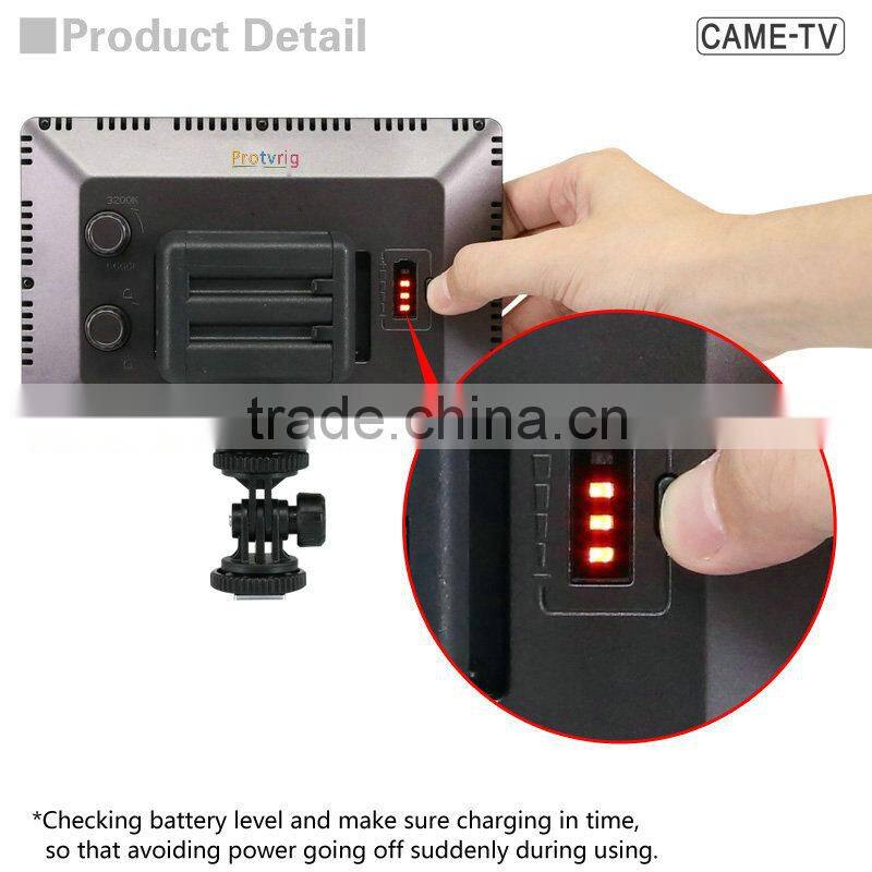 Protvrig Camera & Camcorder Light 3200K-5500K LED Chips Lighting on DSLR DV