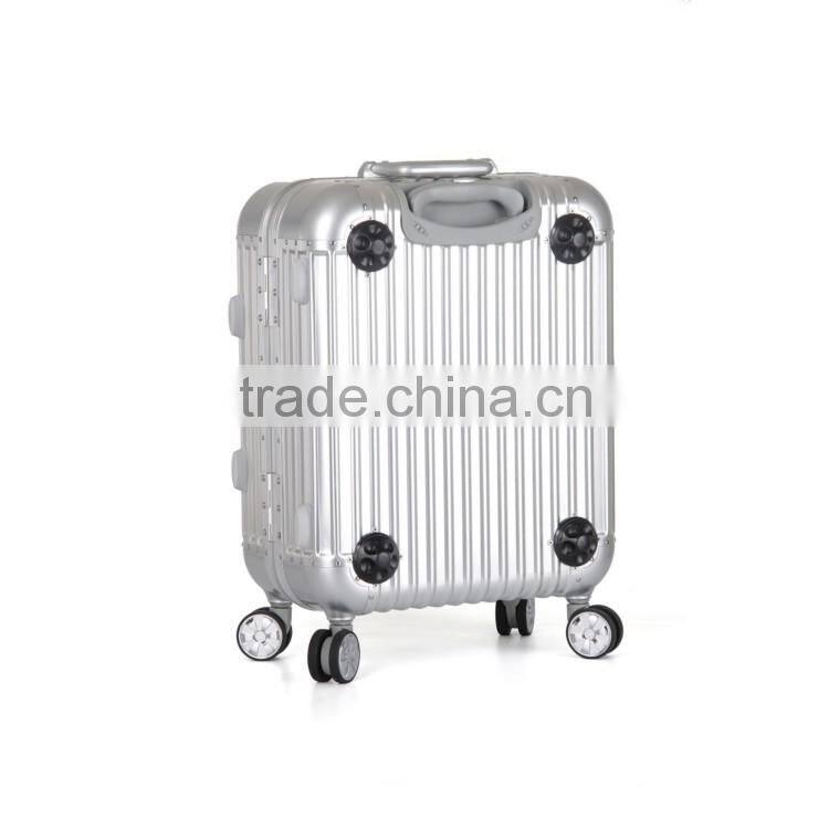Sunrise Fashion High Quality Aluminum Carry Portable with lighted mirror Make up Case
