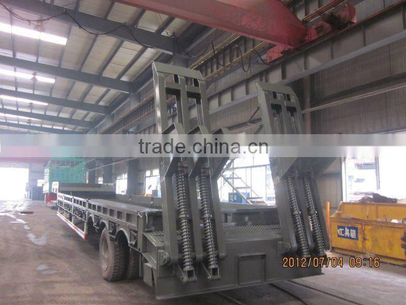 3Axle shengrun low bed semi trailer