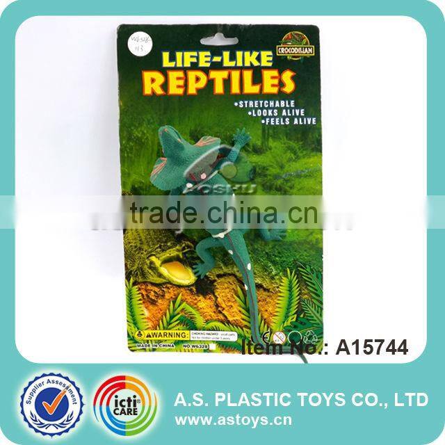 Sticky vivid TPR lizard toy for children