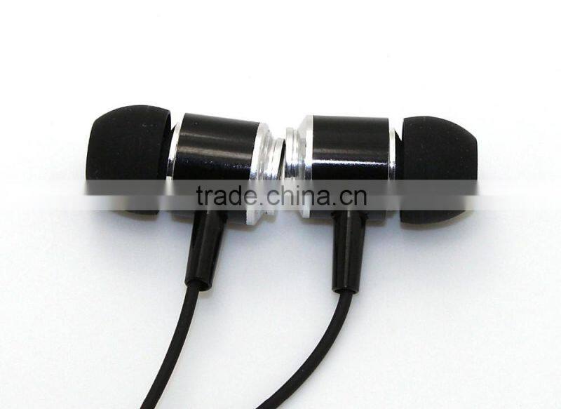 2016 Trending Products Metal Earphone Without Mic colorful