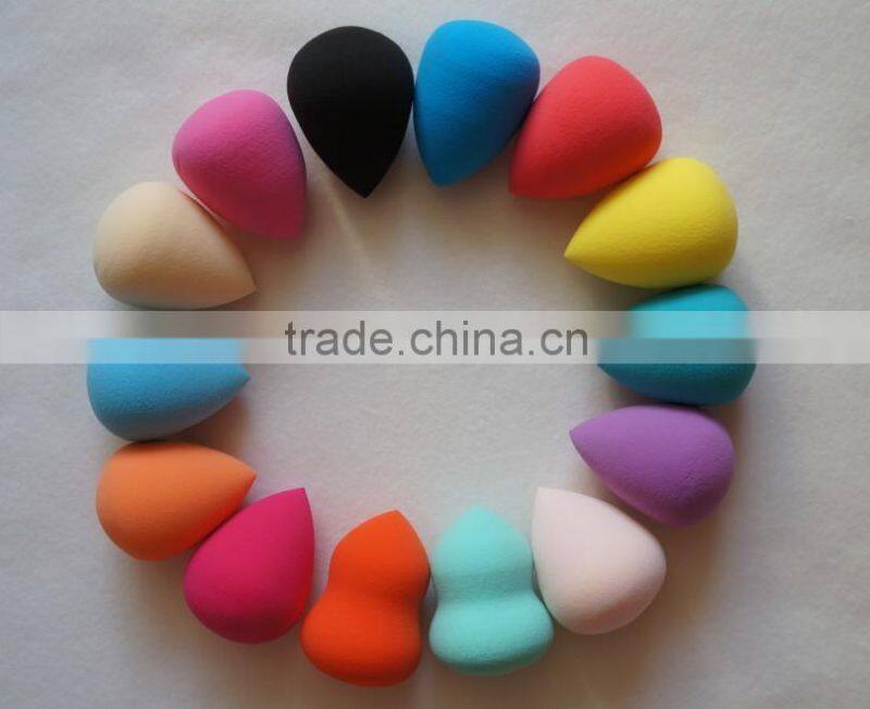 Non latex colorful foundation sponge make up sponge