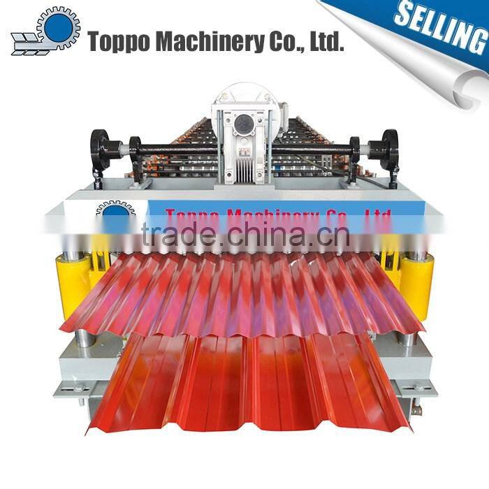 Professional Construction double roof sheet equipment