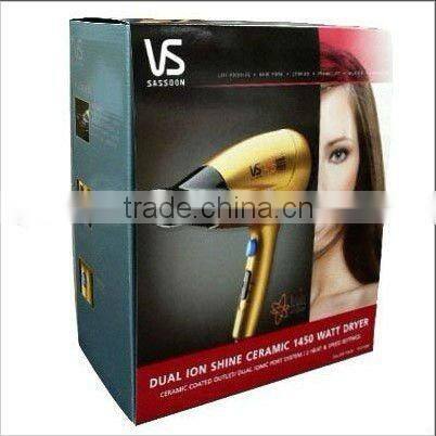Hair dryer packaging paper box