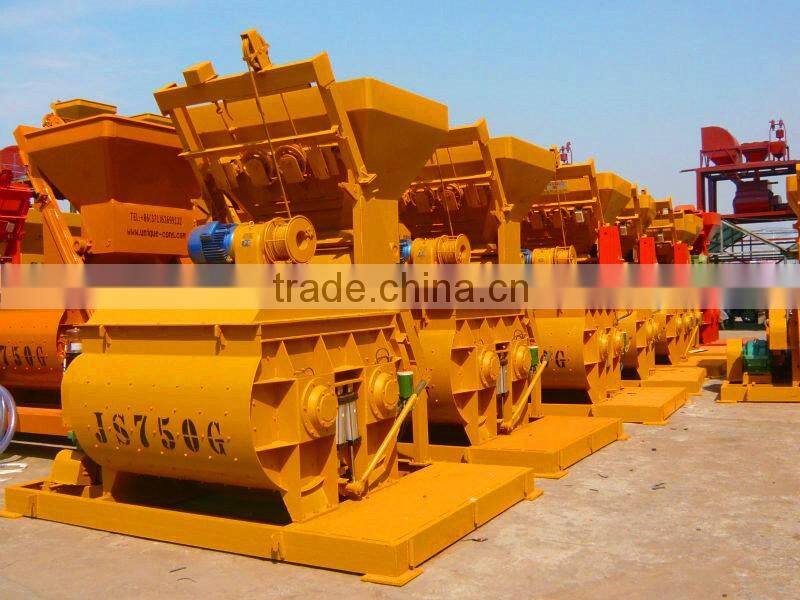 Concrete mixer popular construction equipment JS750 building machine on sale
