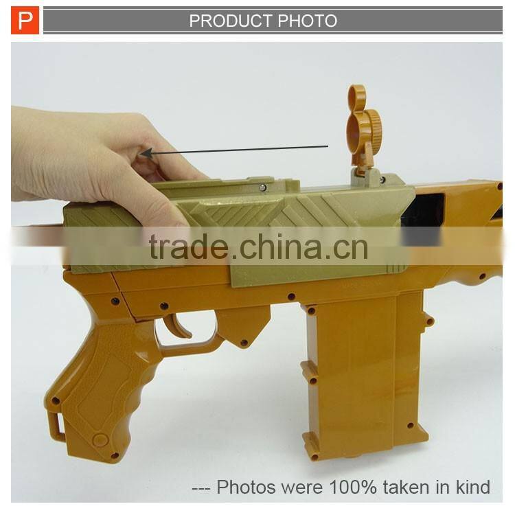 Soft air shooting gun toys with 6pcs soft foam bullets