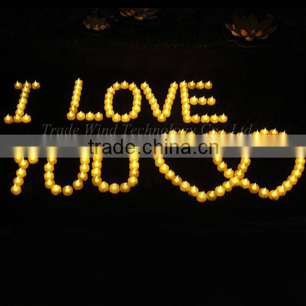 Wholesale Rechargeable LED Tea Light Candles Yellow