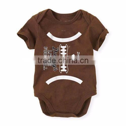 cute base ball style sport new design baby onesie