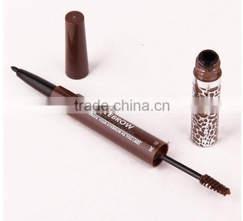 Music Flower Double-end Dye Eyebrow Cream 3 Colors Eyebrow Pencil Multifunction Longlasting Waterproof Eyebrow Extension Kit