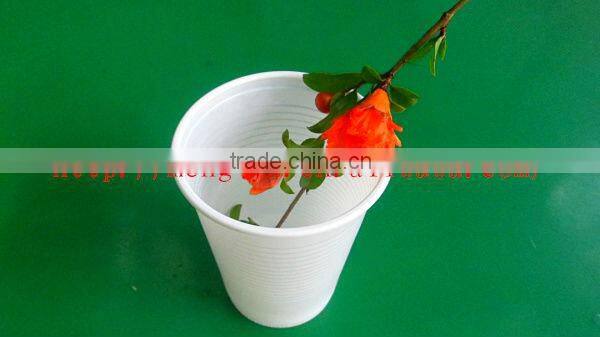 disposable eco-friendly white plastic beverage cup