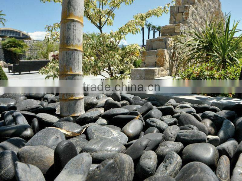 smooth surface nature stone used for candle holder