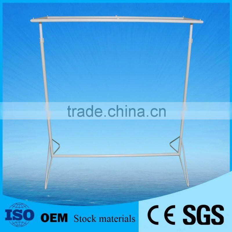 Adjustable Height Metal Garment/Clothes Metal Display Hanging Rack