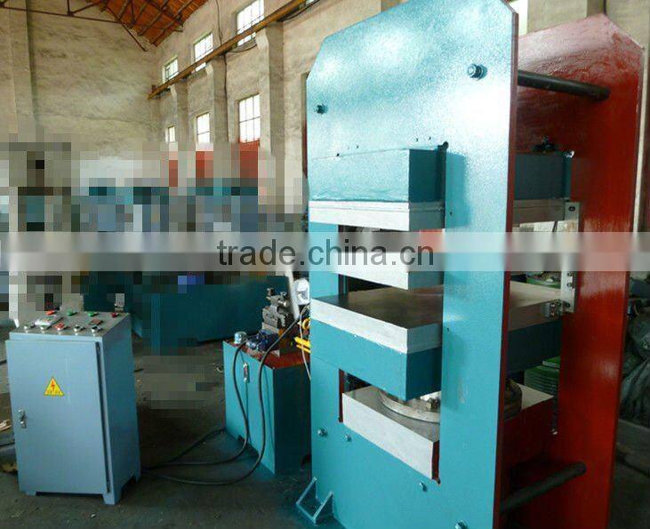 Column Type Hydraulic Rubber Floor Vulcanizing Press/Manual Push-Pull Rubber Vulcanizer