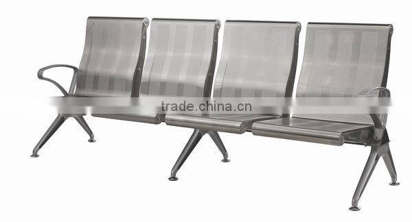 4 Seater stainless steel clinic waiting chair