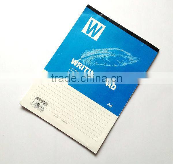 A4 writing pad notebook,A4 writing pad,school writing pad