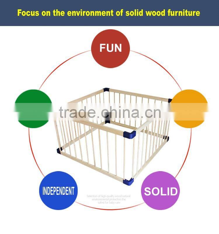 2016 new Wooden Baby Playpens