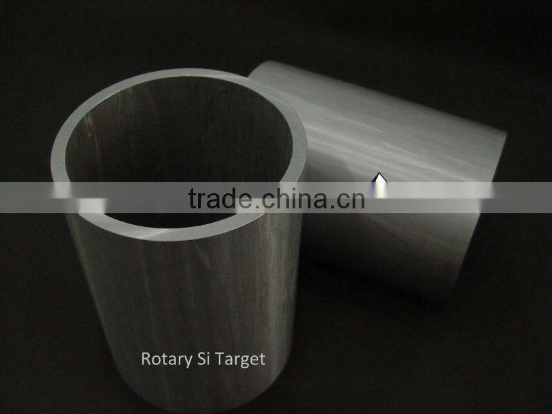 Rotary silicon sputtering target