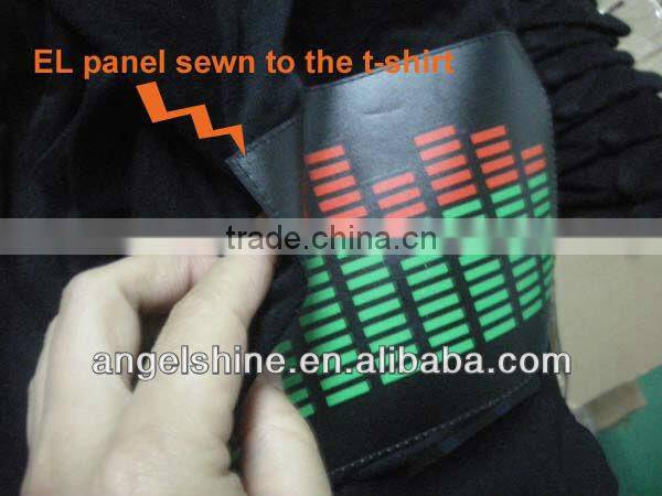 attractive el flashing panel / el t-shirt panel