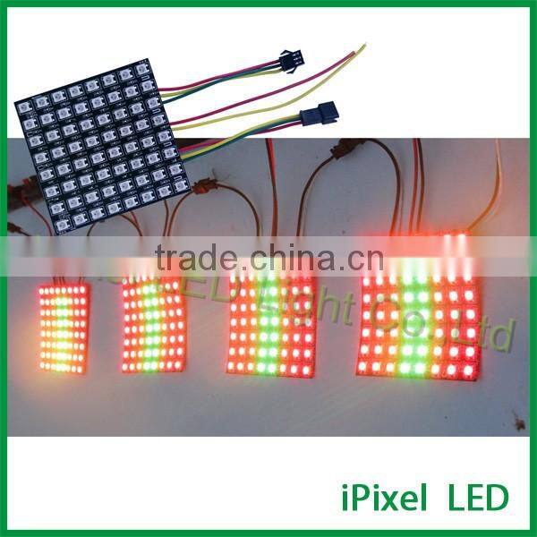 addressable ws2812 pixel panel 8*8led panel addressable led panel